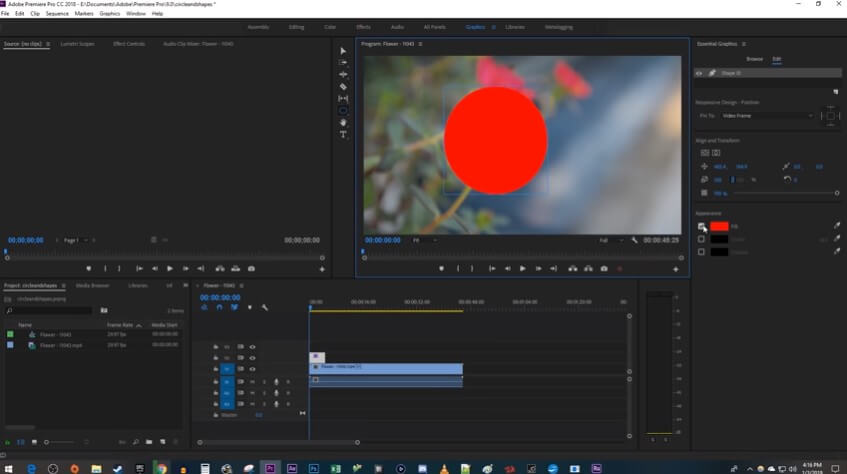 how to add shapes in premiere pro2