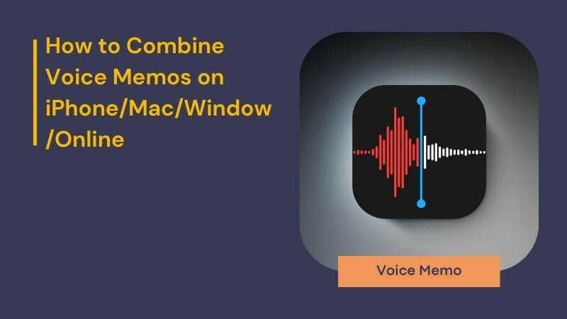 A Detailed Guide on How to Combine Voice Memos on iPhone/ Mac/Windows