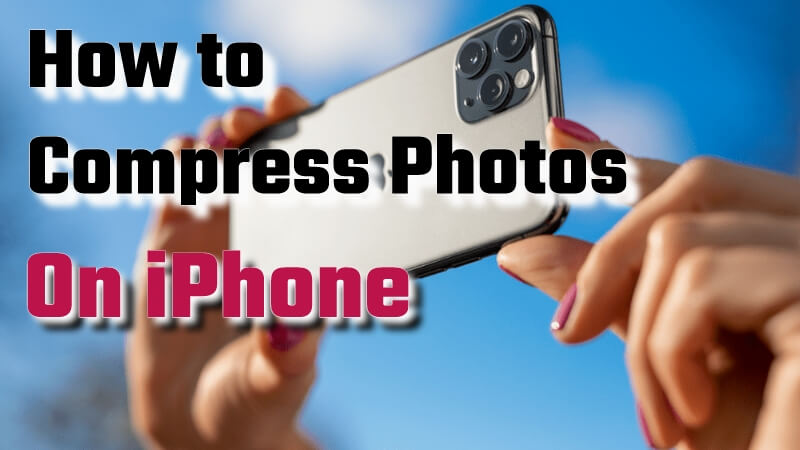 how to compress photos on iphone