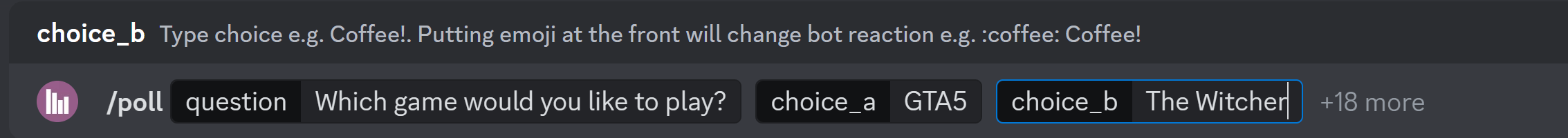 how to create a poll on discord