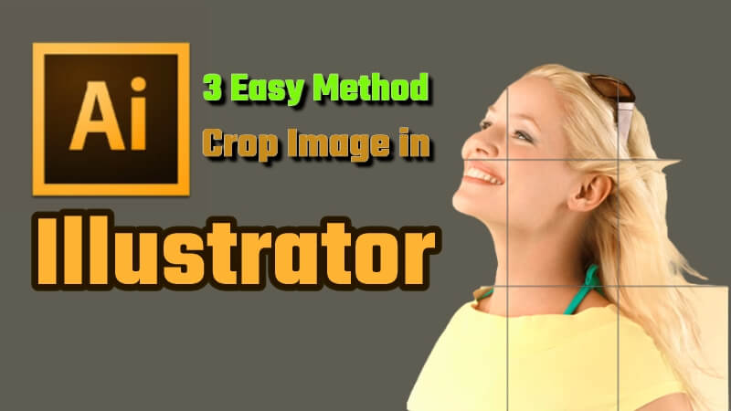 how to crop image in illustrator