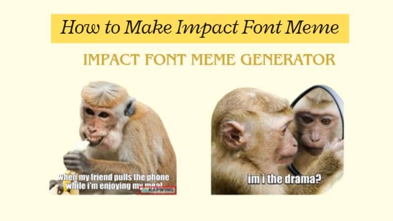 impact font meme generator