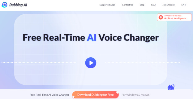 how to use dubbing ai voice changer