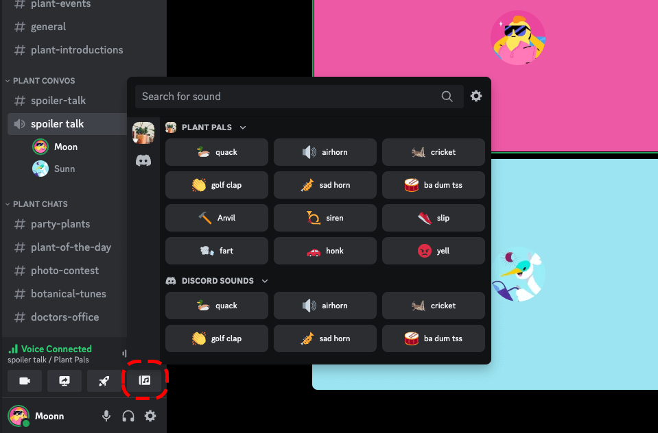 how to use soundboard on discord