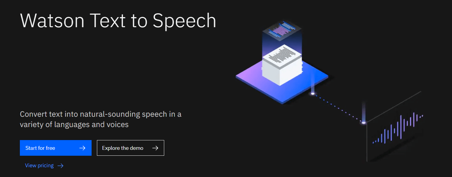 ibm watson speech to text service