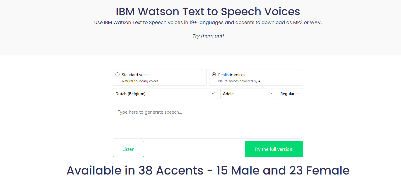 ibm watson speech to text project ideas