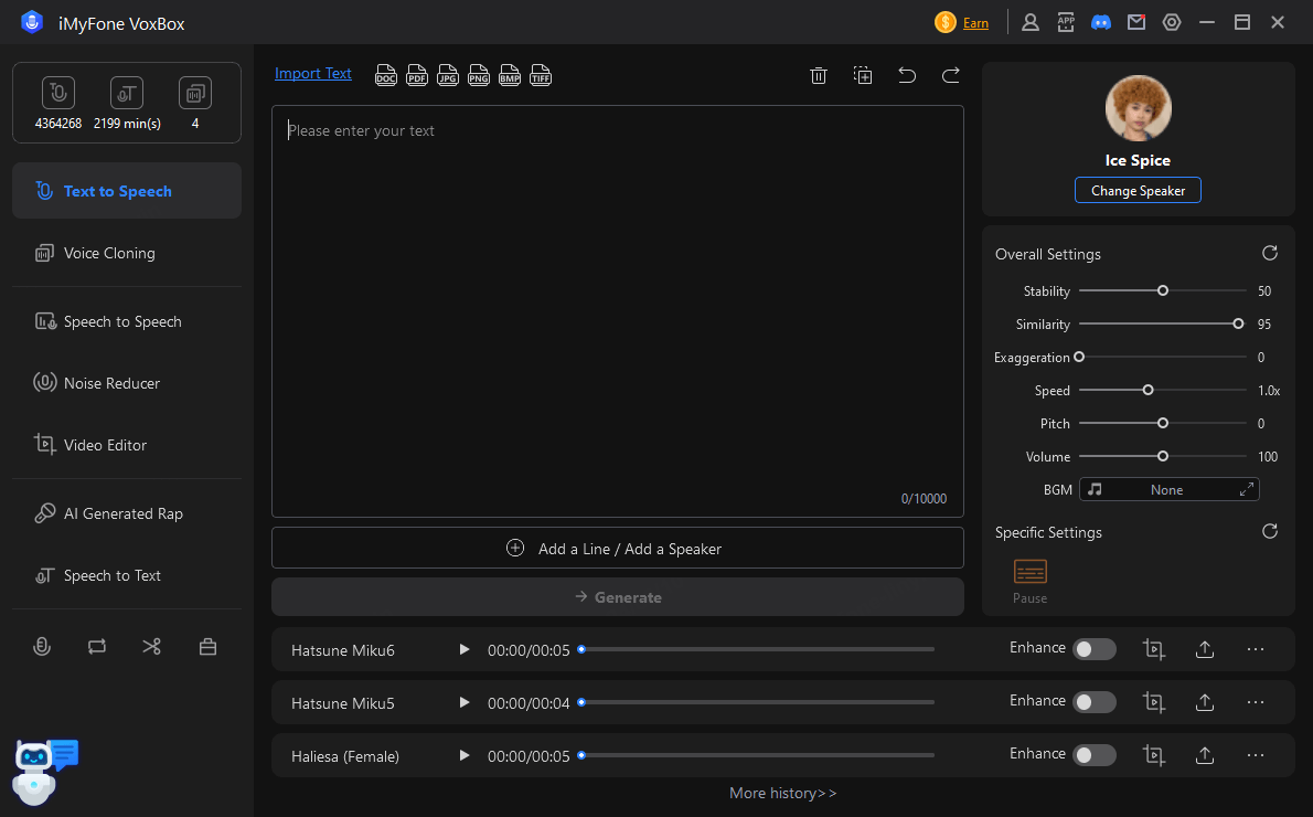 ice spice ai voice changer