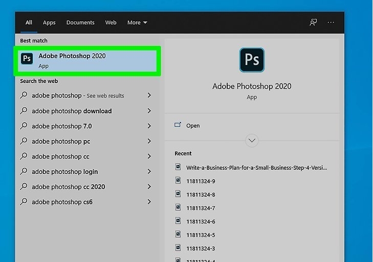 import file using photoshop