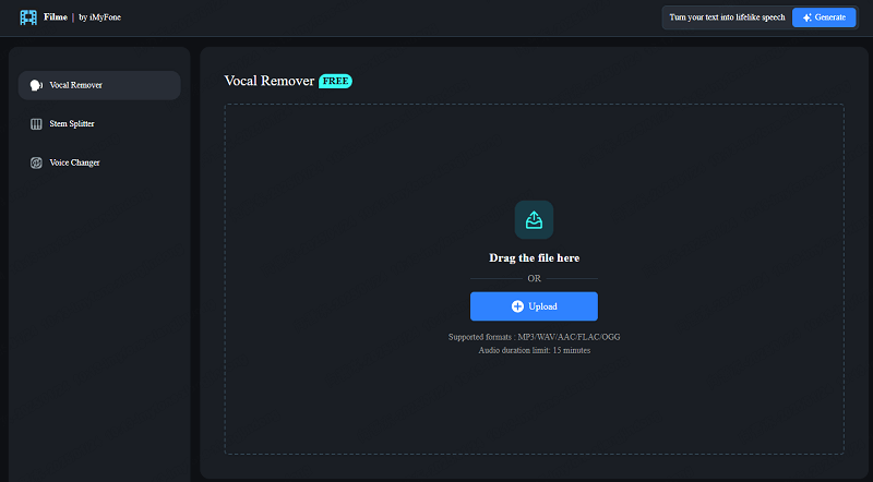 imyfone vocal remover online