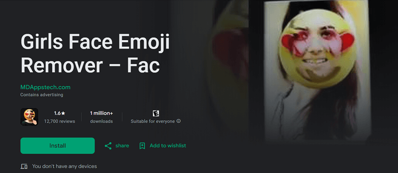 istudyinfo girl face emoji remover