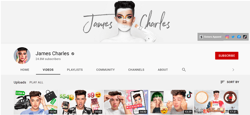 introduce James Charles