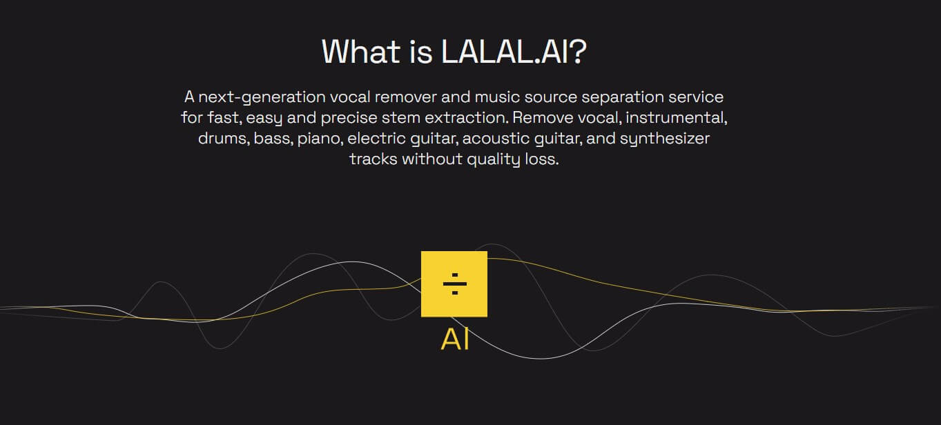 lalal.ai website