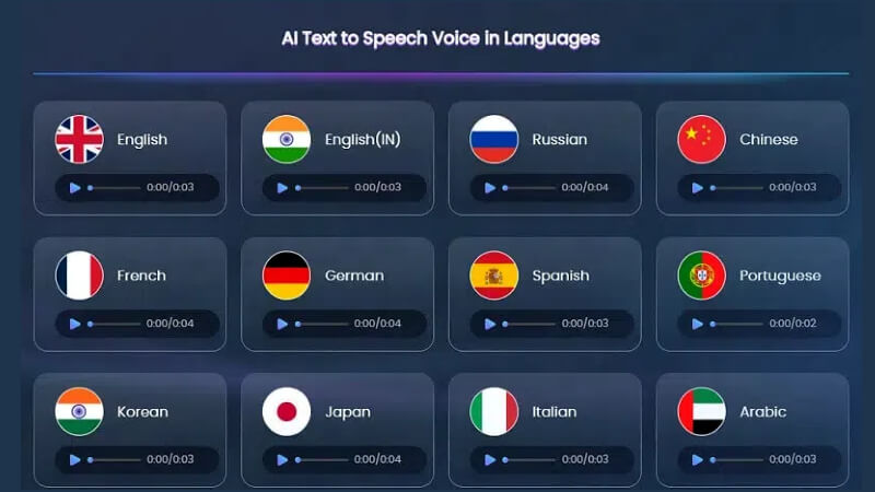 languages accent voice