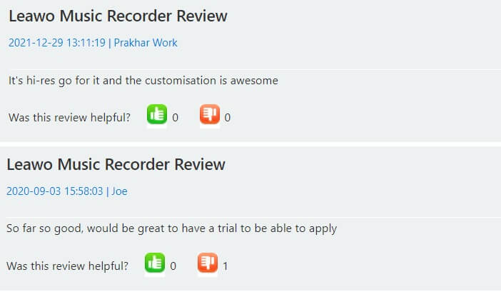 leawo music recorder review