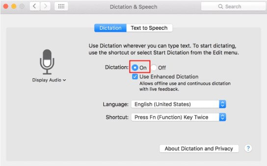 how to make your macbook speech to text