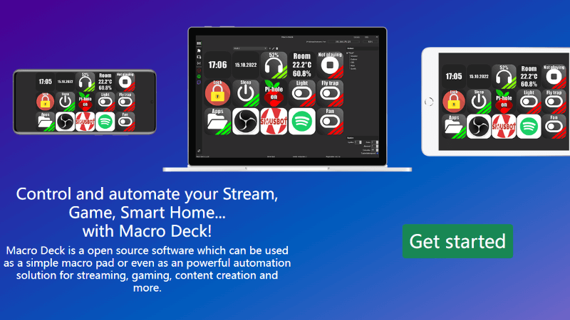 macro deck stream deck alternative software