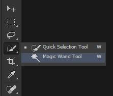 magic wand tool in photoshop