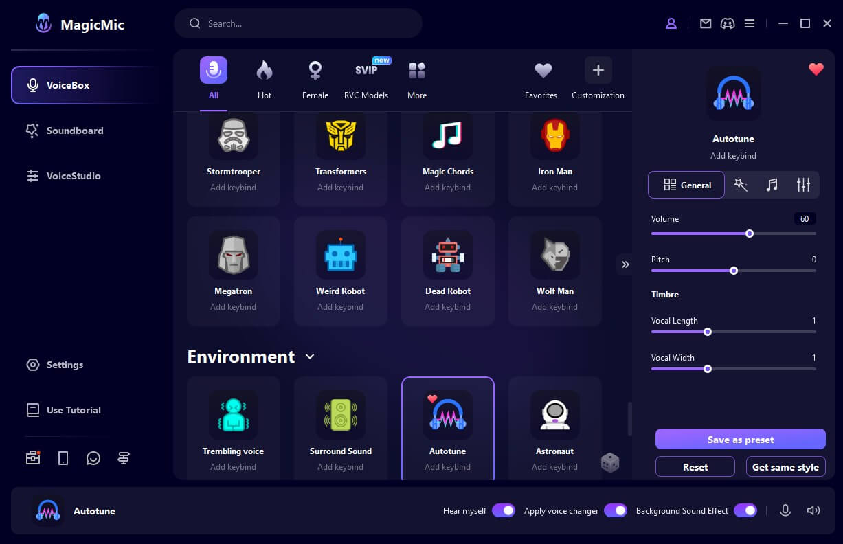 magicmic discord soundboard interface