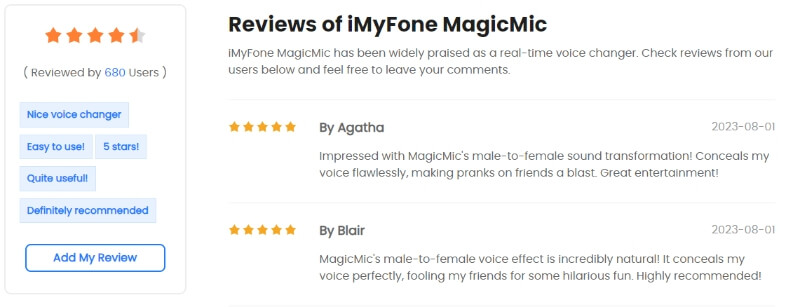 magicmic deep voice changer user review