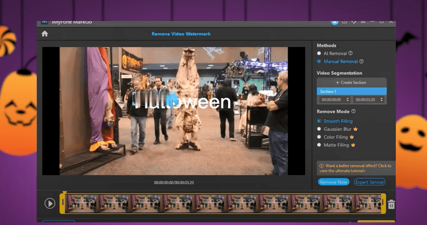 markgo remove halloween watermarks