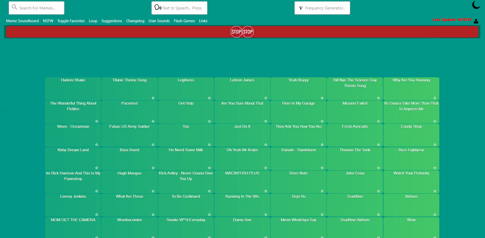 meme soundboard website