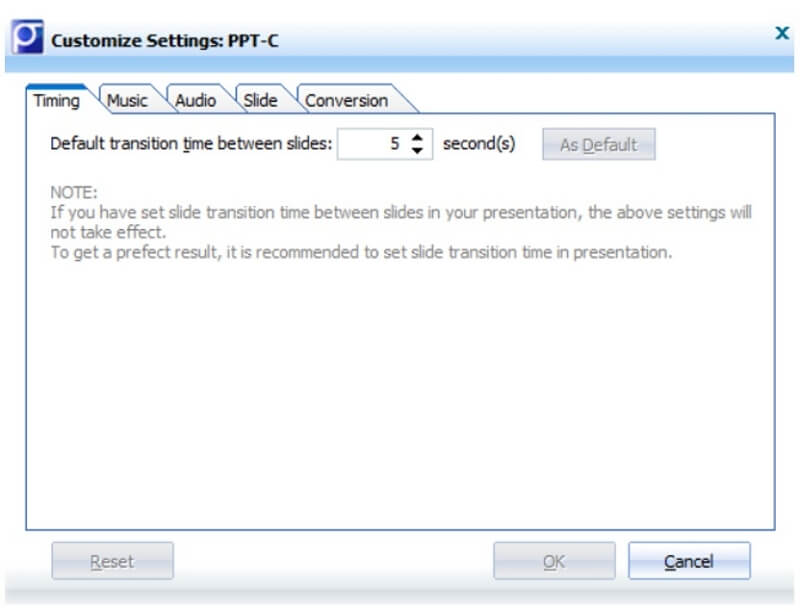 moyea ppt to video converter customize time