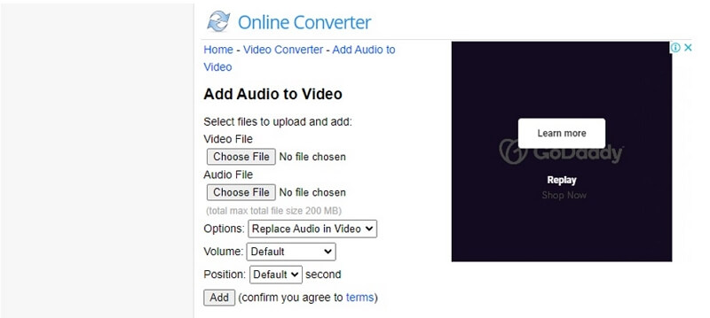 online converter add music to video