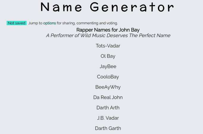 online name generator