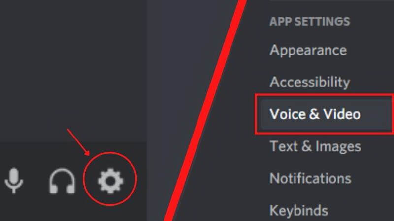 open voice and video settings