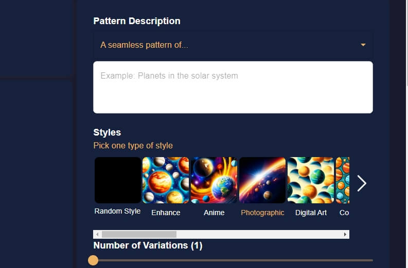 PatternedAI - Seamless Pattern Maker with Artificial Intelligence