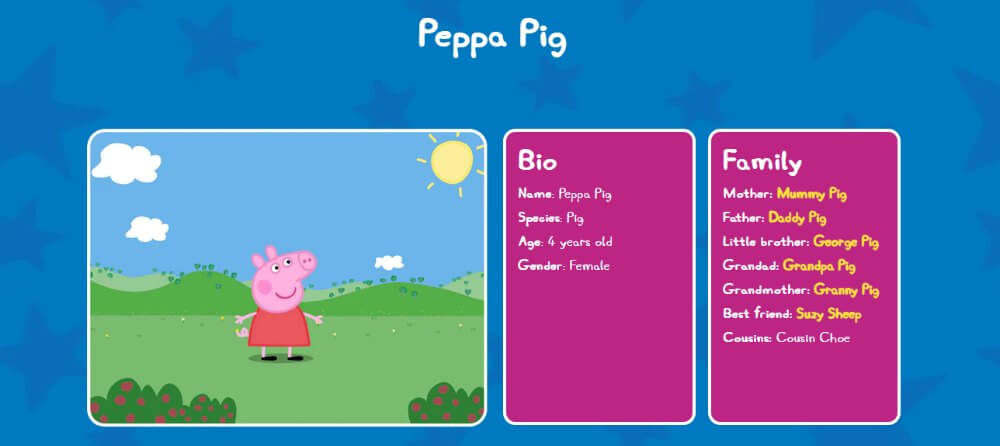 peppa pig bio