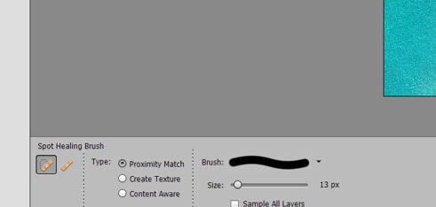 photoshop element healing brush