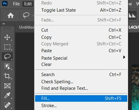 photoshop fill