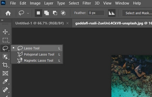 photoshop lasso tool