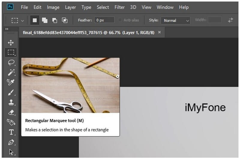 photoshop marquee tool