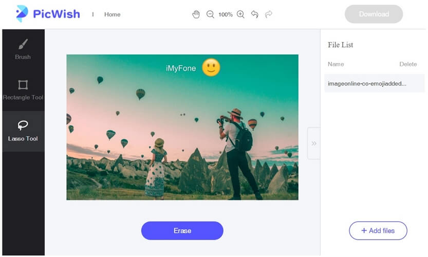 picwish remove emoji online