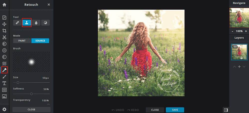 How to Use Pixlr to Remove Watermark from Photos