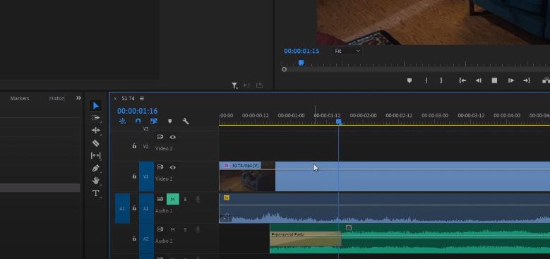 place exponential power effect on audio in premiere