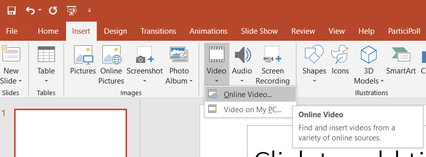 How to Play Video in Powerpoint
