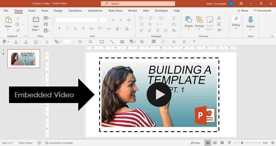 How to Play Video in Powerpoint