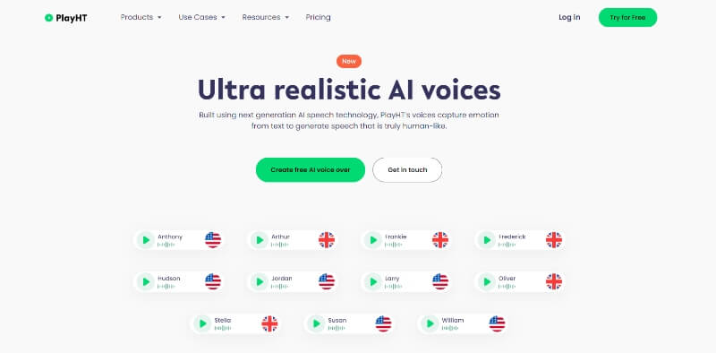 play.ht ai voice cloning