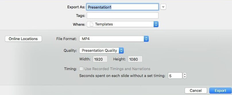 How to convert powerpoint to video on mac