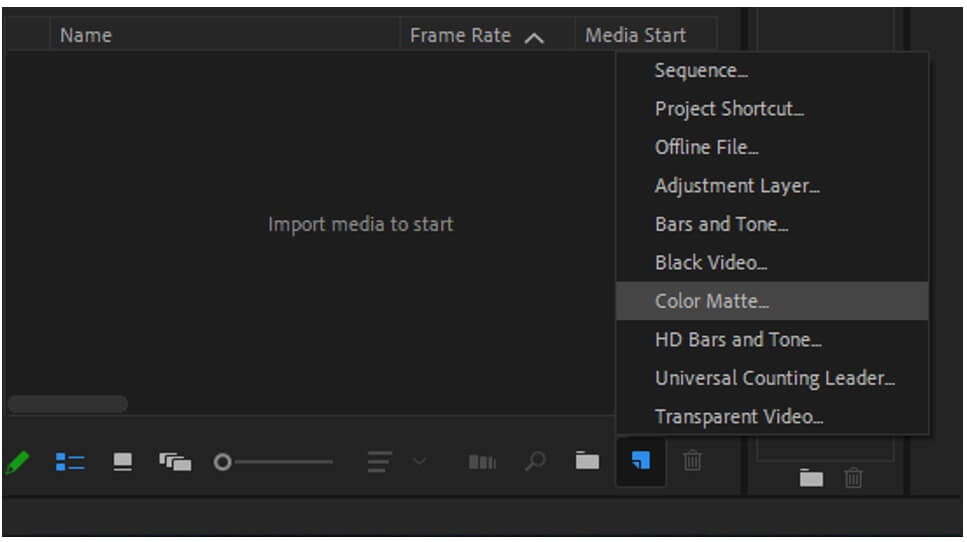 premiere pro matte