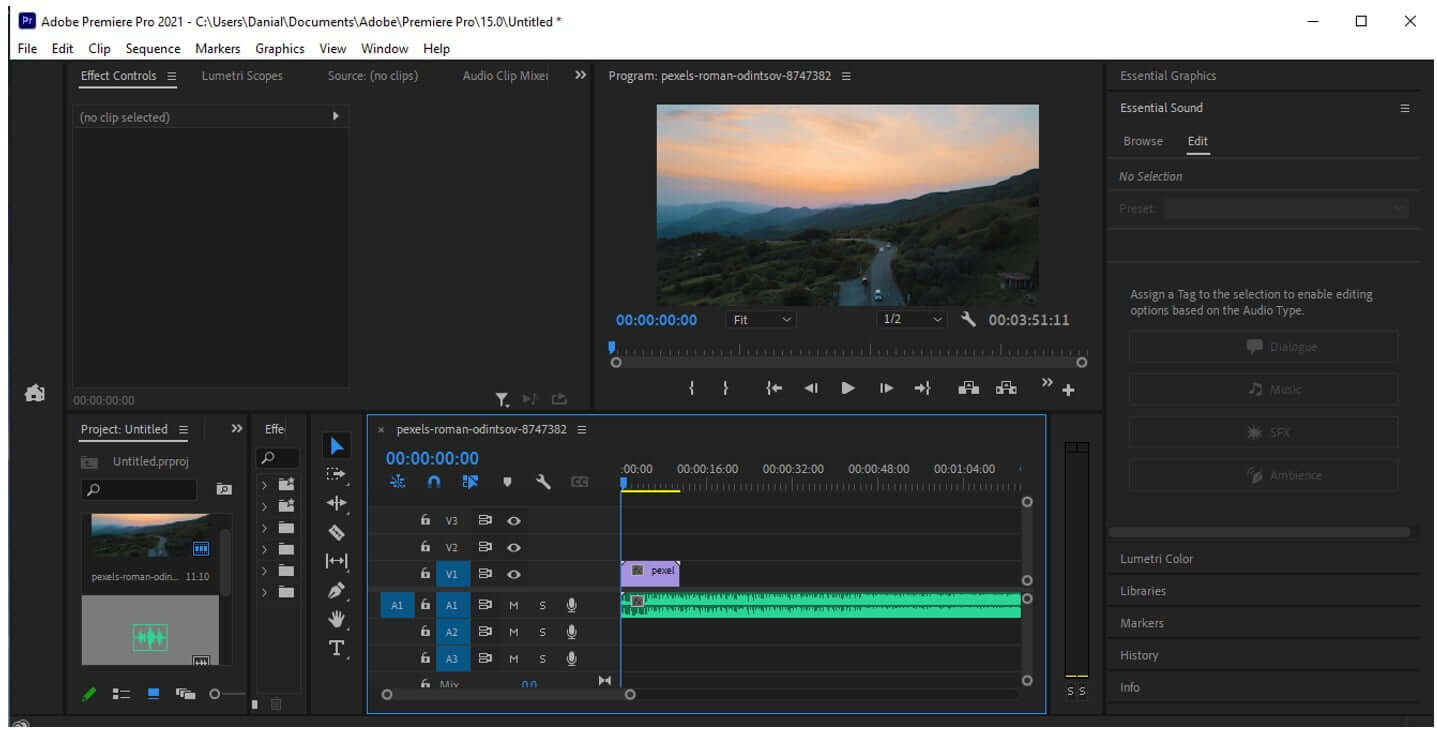 premiere pro timeline