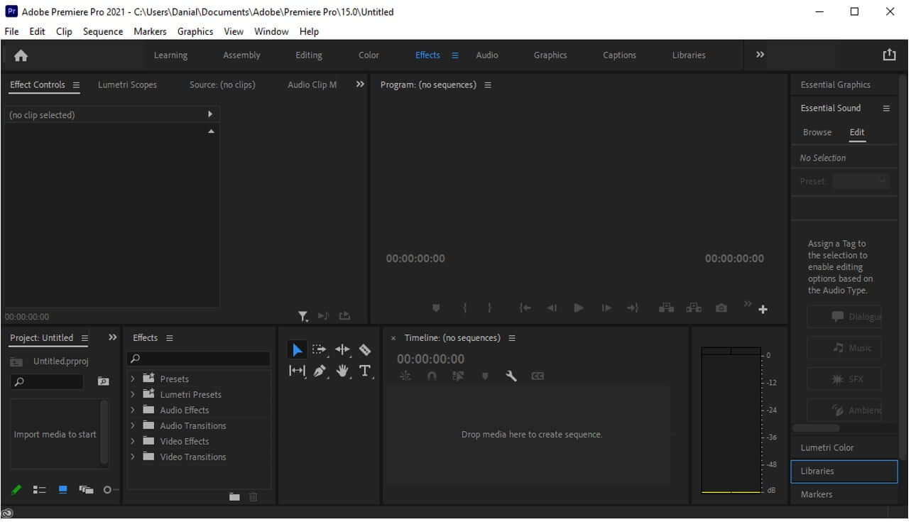 premiere pro video editor