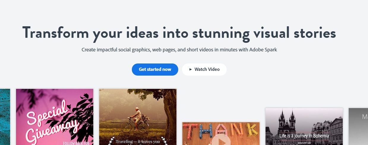 Adobe Spark promo video