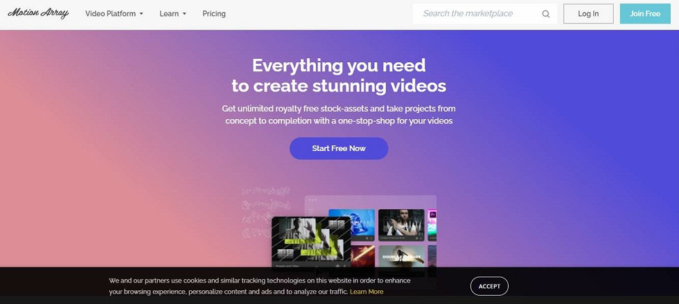 Motion Array promo video templates