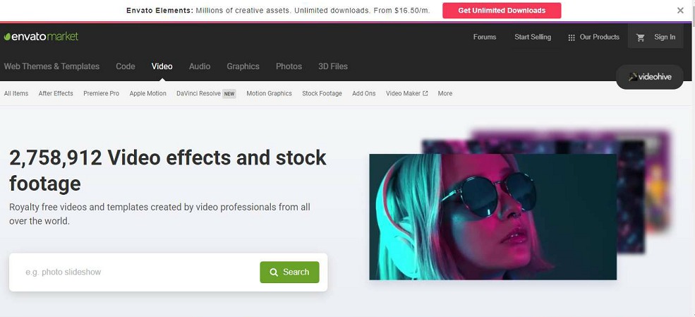 Videohive promo video templates