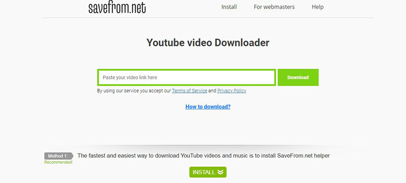 put link to desired video