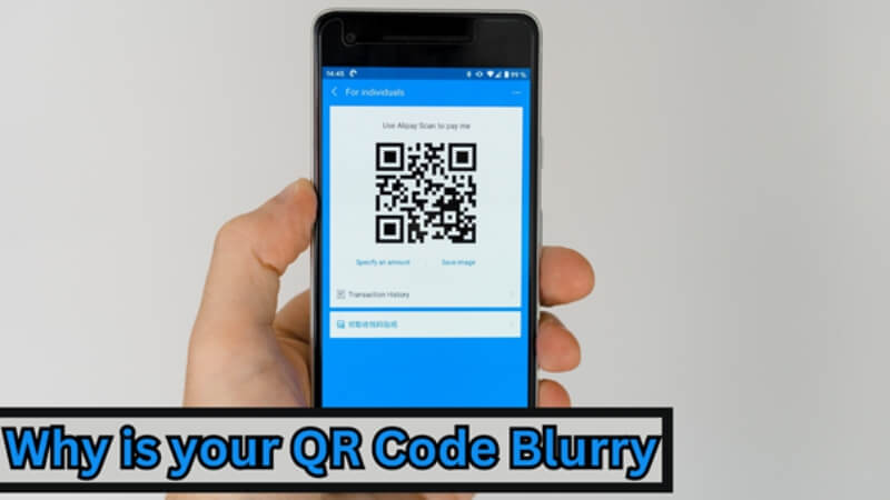 qr code blurry and solutions